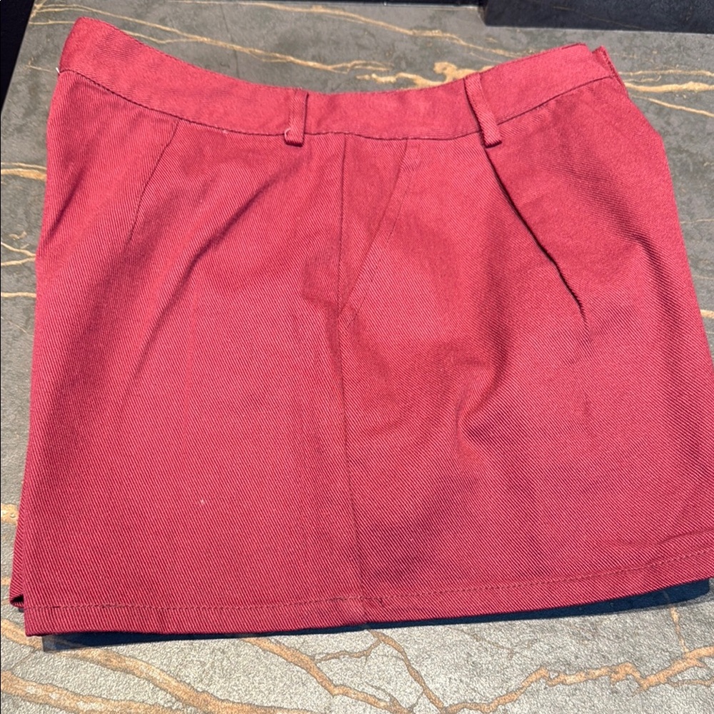 NWOT Chic Deep Red Shorts by Cloud Ten size Medium